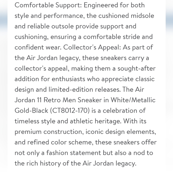 NWT Men's Air Jordan 11 Retro 'Defining Moment DMP 2023 Gratitude' - Picture 13 of 13